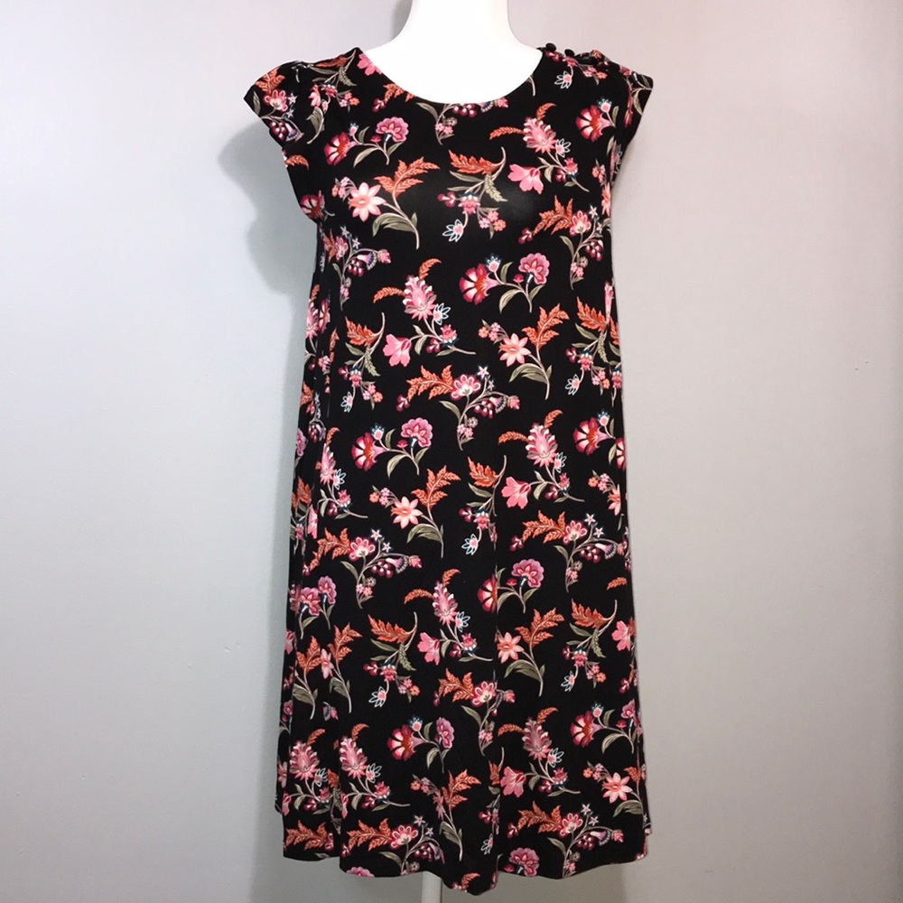❤️ LOFT Floral T-Shirt dress